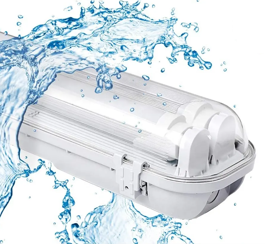 Fixture IP65 Water proof light T8 2 tube 0.6 M 