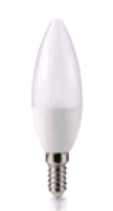 Bulb light 4W Aluminium cooler+PC Cover