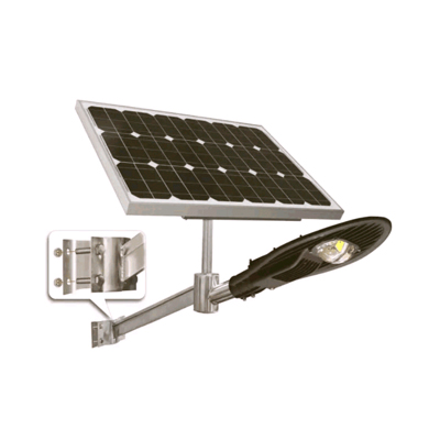 Solar adjustable solar panel two in one led Street Light 30W 