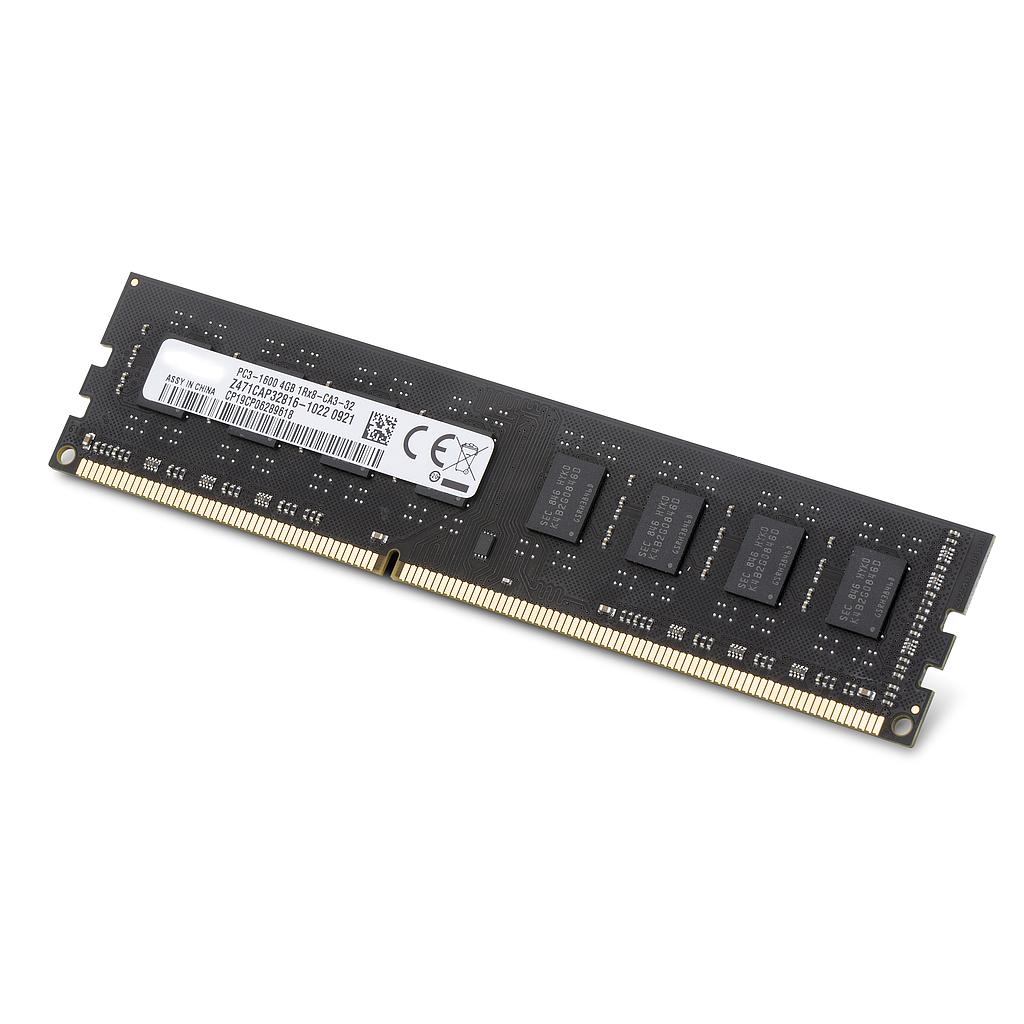 Memory Ram 4 GB DDR3 1.3 V 1600 MHz