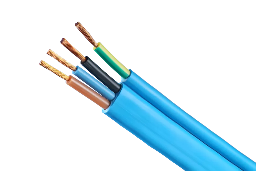 Cable resistant to permanent immersion in water