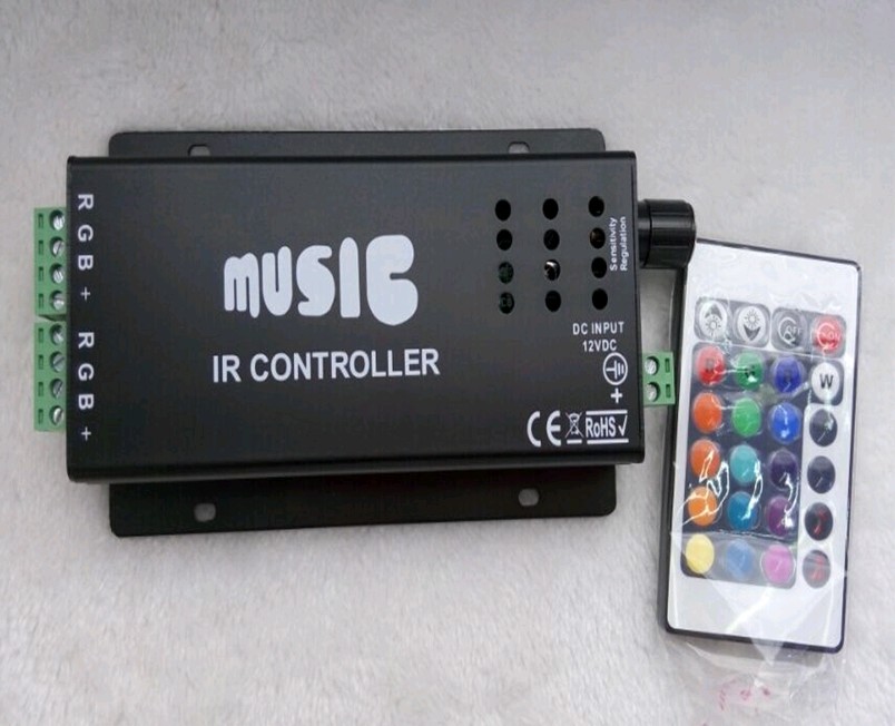 Controller Black Music 12-24V 180W 15A