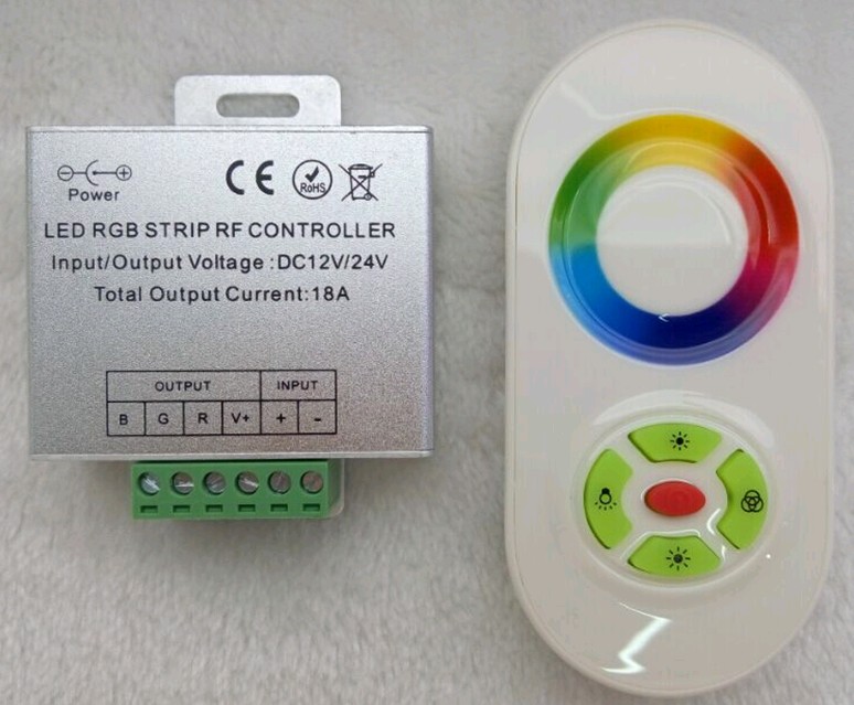 Controller RGB 5Key Touch 12-24V 18A  216W